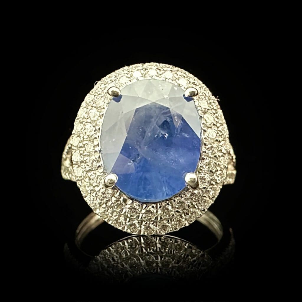 Beautiful blue sapphire