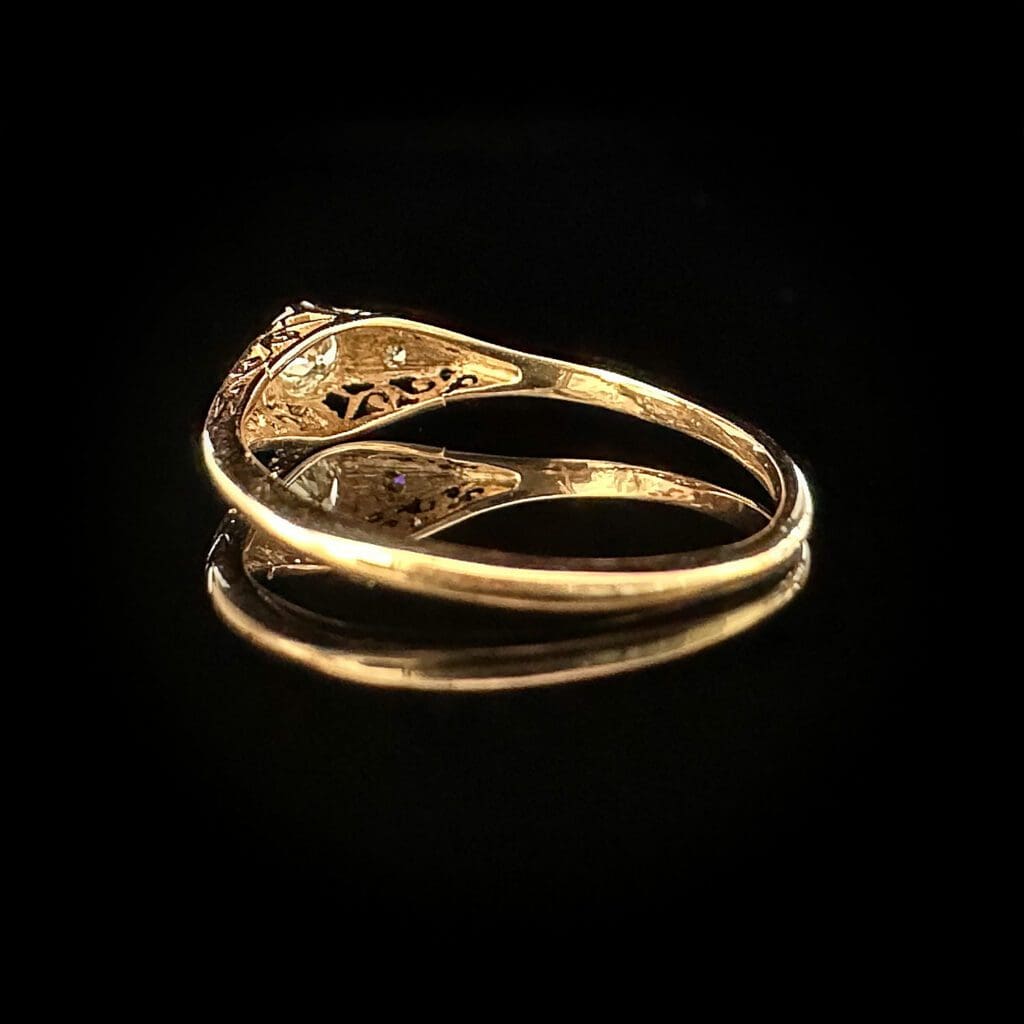 Old cut solitaire - Image 5