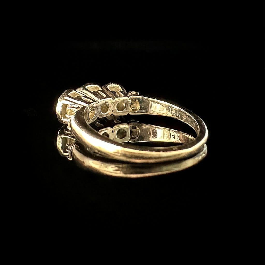 Three Art Deco diamonds - Image 5