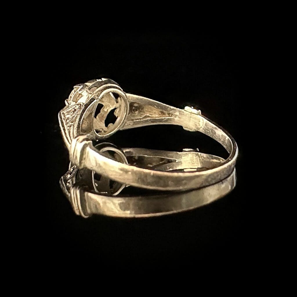 'Daisy'-Art Deco platinum solitaire diamond ring - Image 5