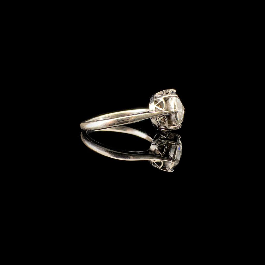 'Queen Bess'-Antique diamond solitaire ring - Image 4