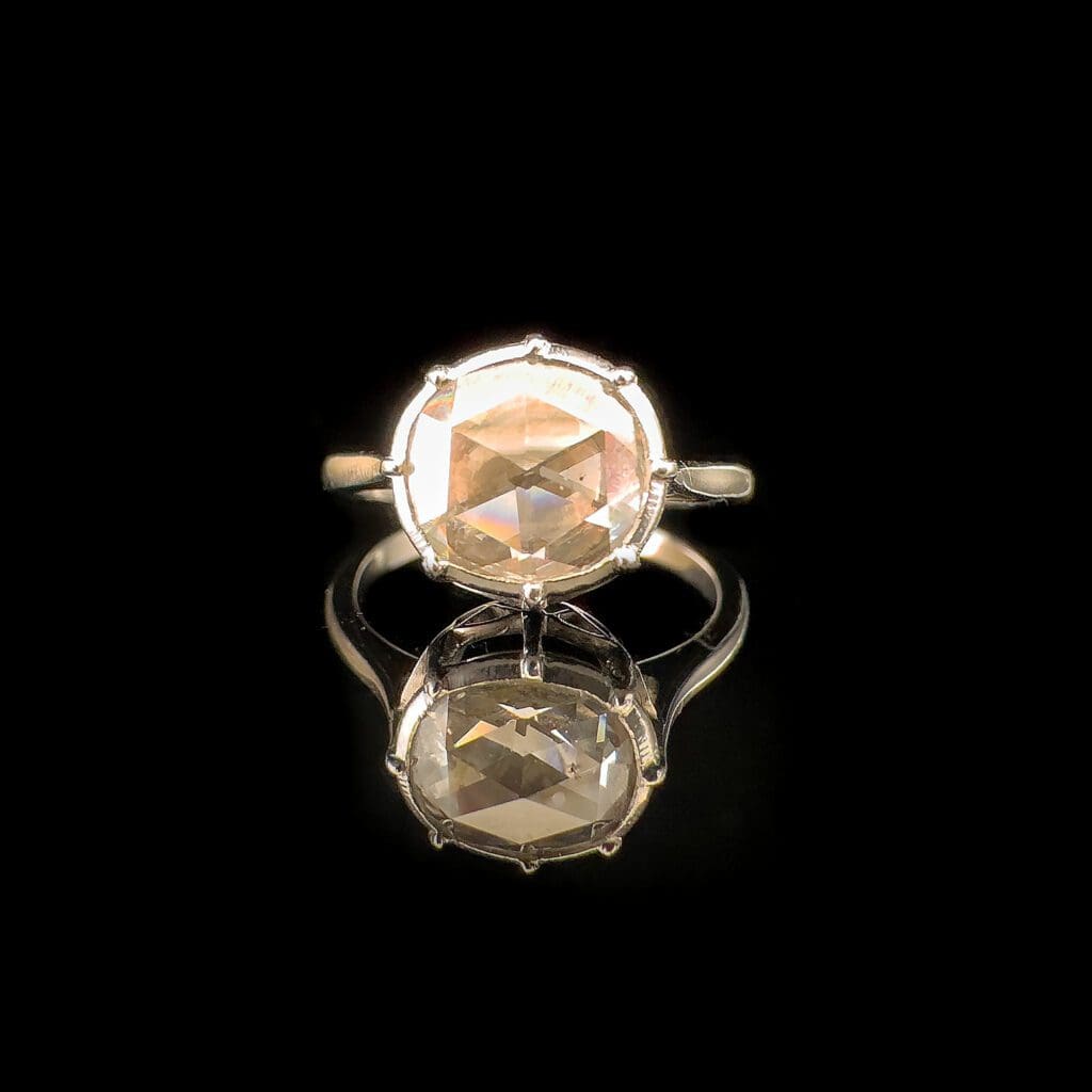 'Queen Bess'-Antique diamond solitaire ring