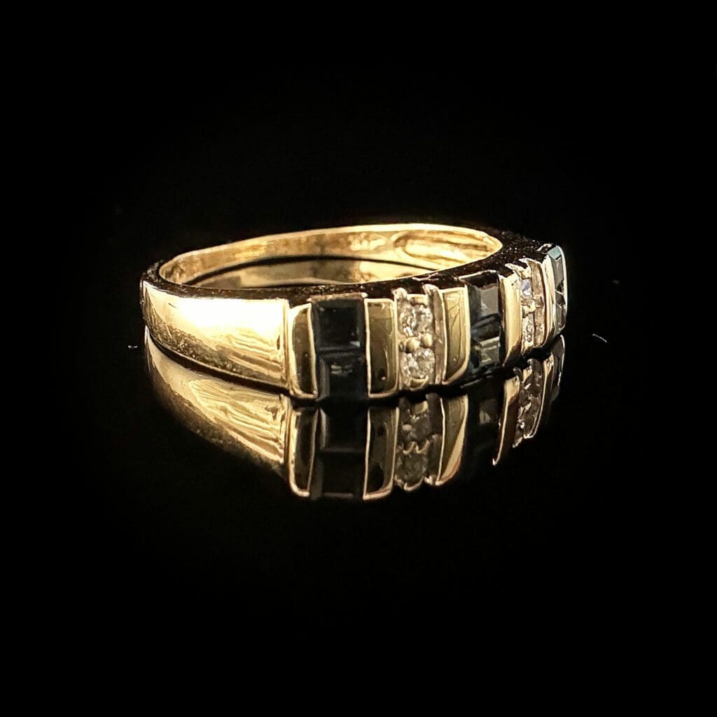 Sapphire and diamond ring - Image 3