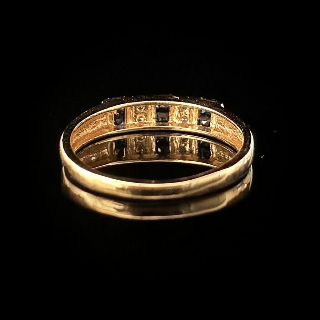 Sapphire and diamond ring - Image 5