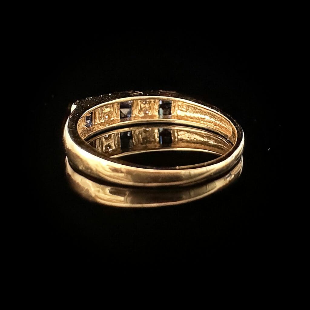 Sapphire and diamond ring - Image 6