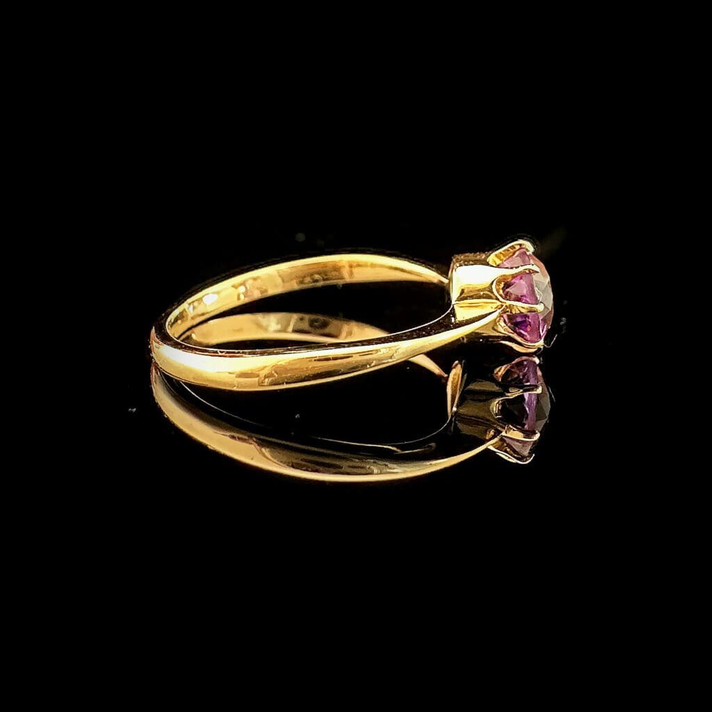 'Delia'-Delicate purple amethyst ring - Image 4