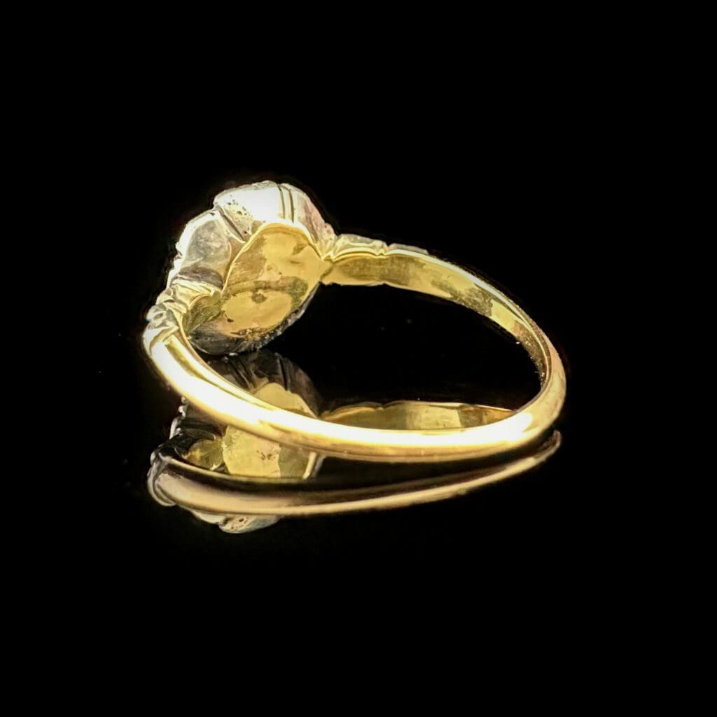 'Georgie Girl'-Round Antique Georgian diamond cluster ring - Image 6