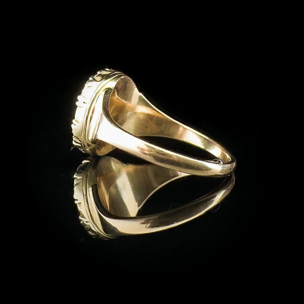 Fine Georgian gold and diamond cluster ring - Image 6