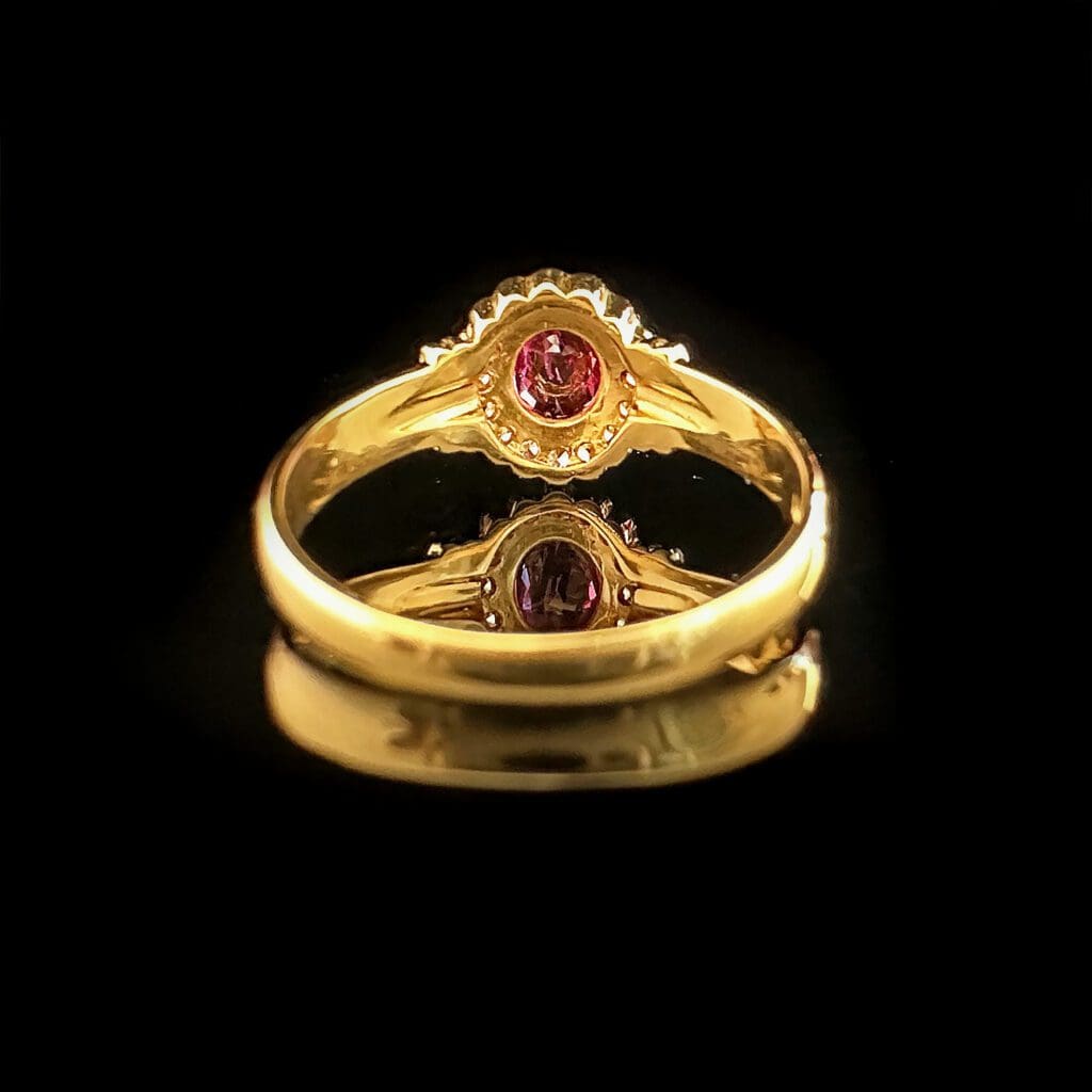 Ruby diamond ring - Image 4