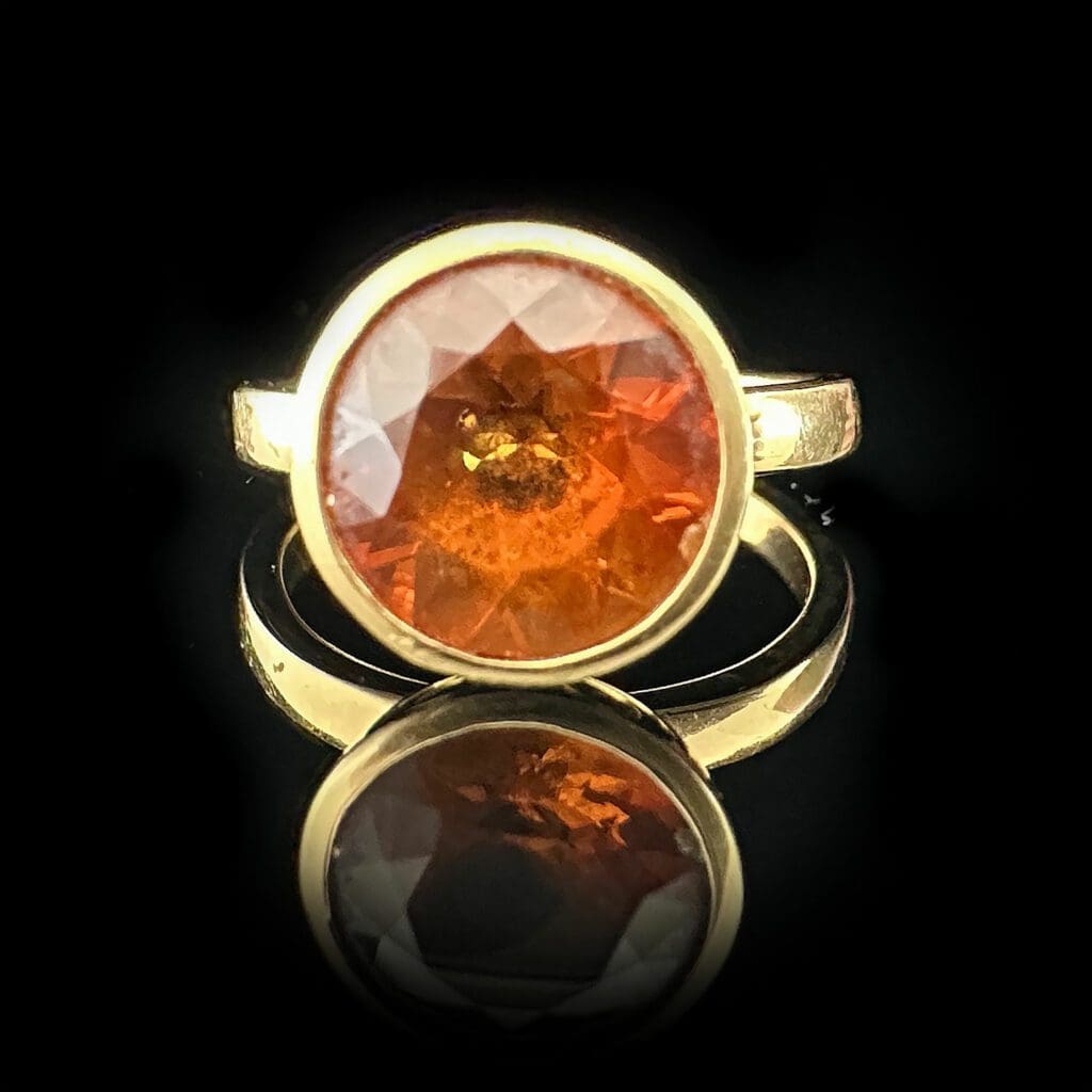 'Madeira'-Beautiful Madeira citrine ring - Image 2