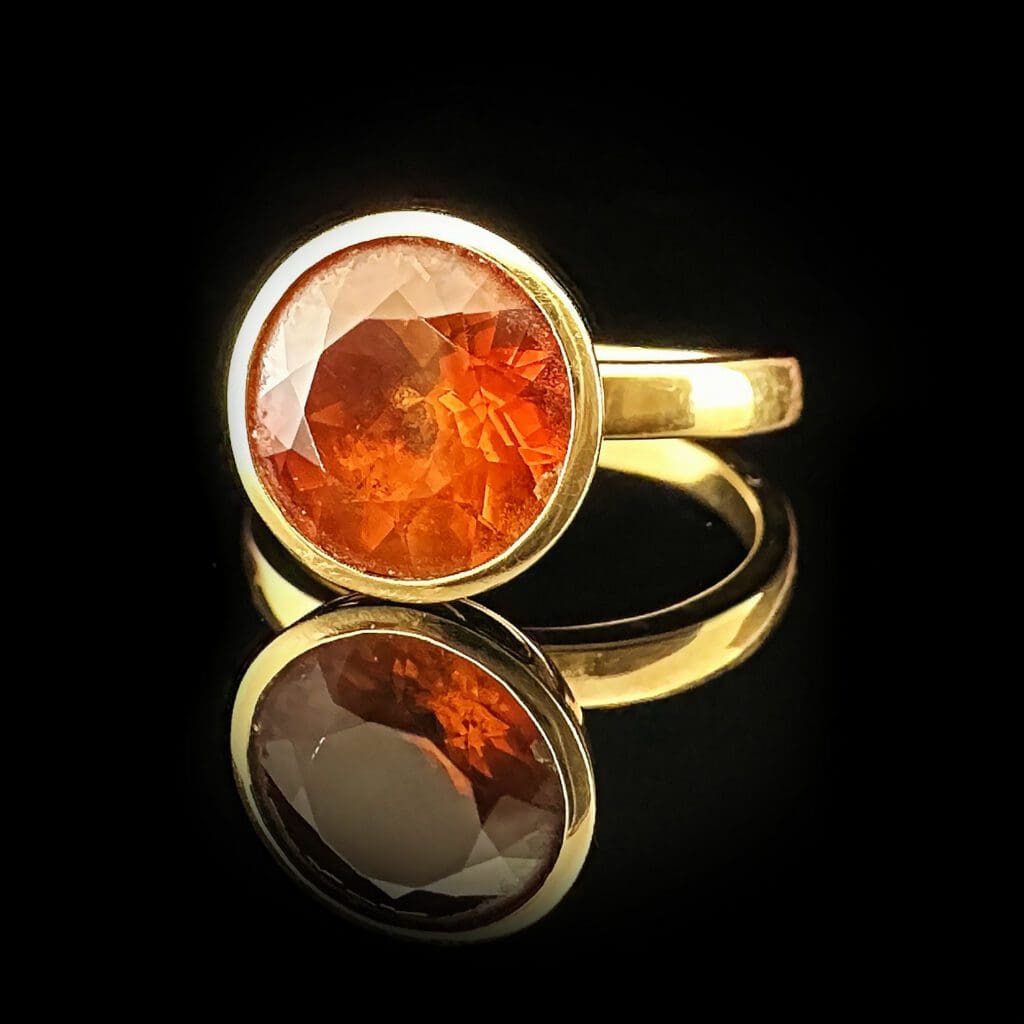 'Madeira'-Beautiful Madeira citrine ring - Image 7