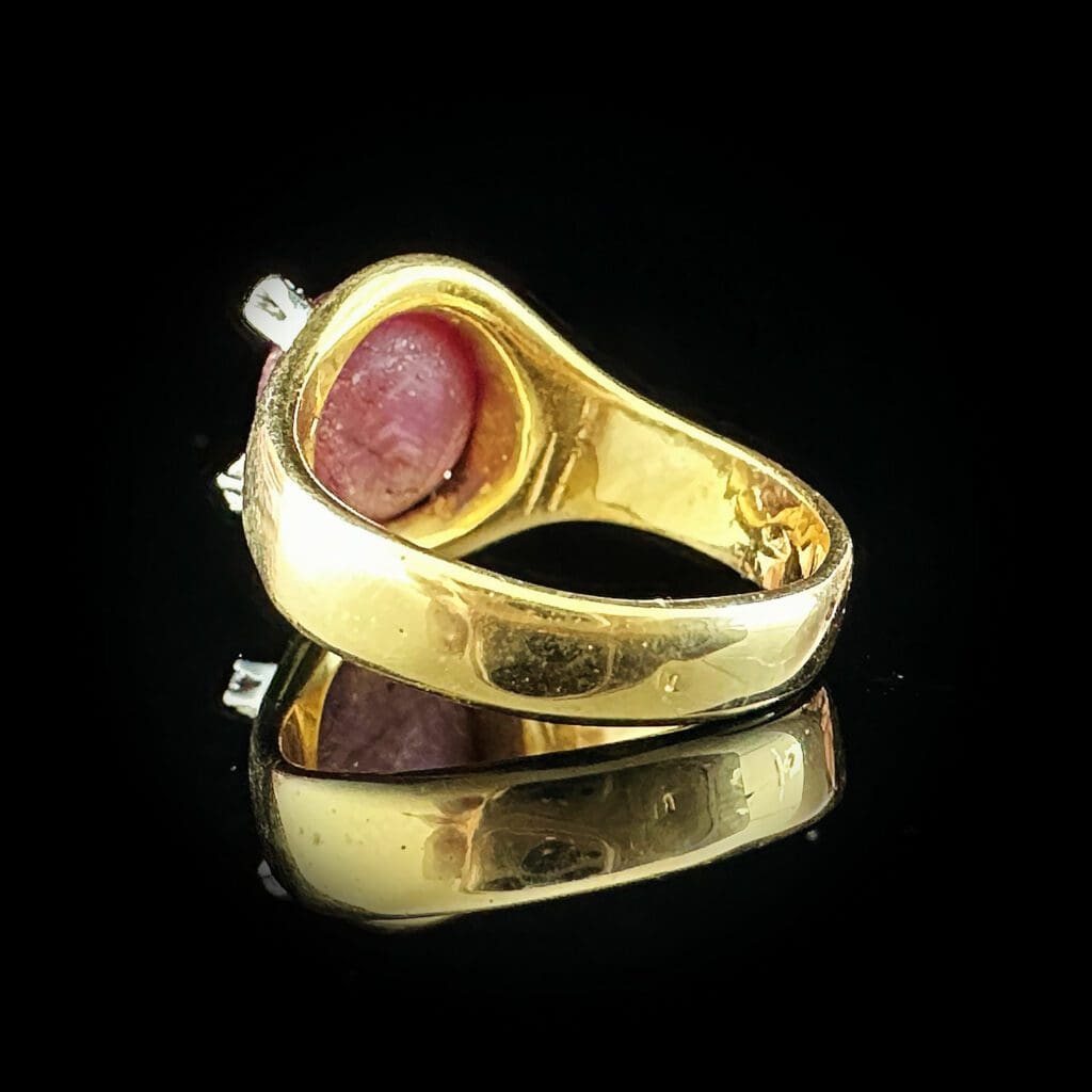 'Stella'-Star ruby diamond ring - Image 6