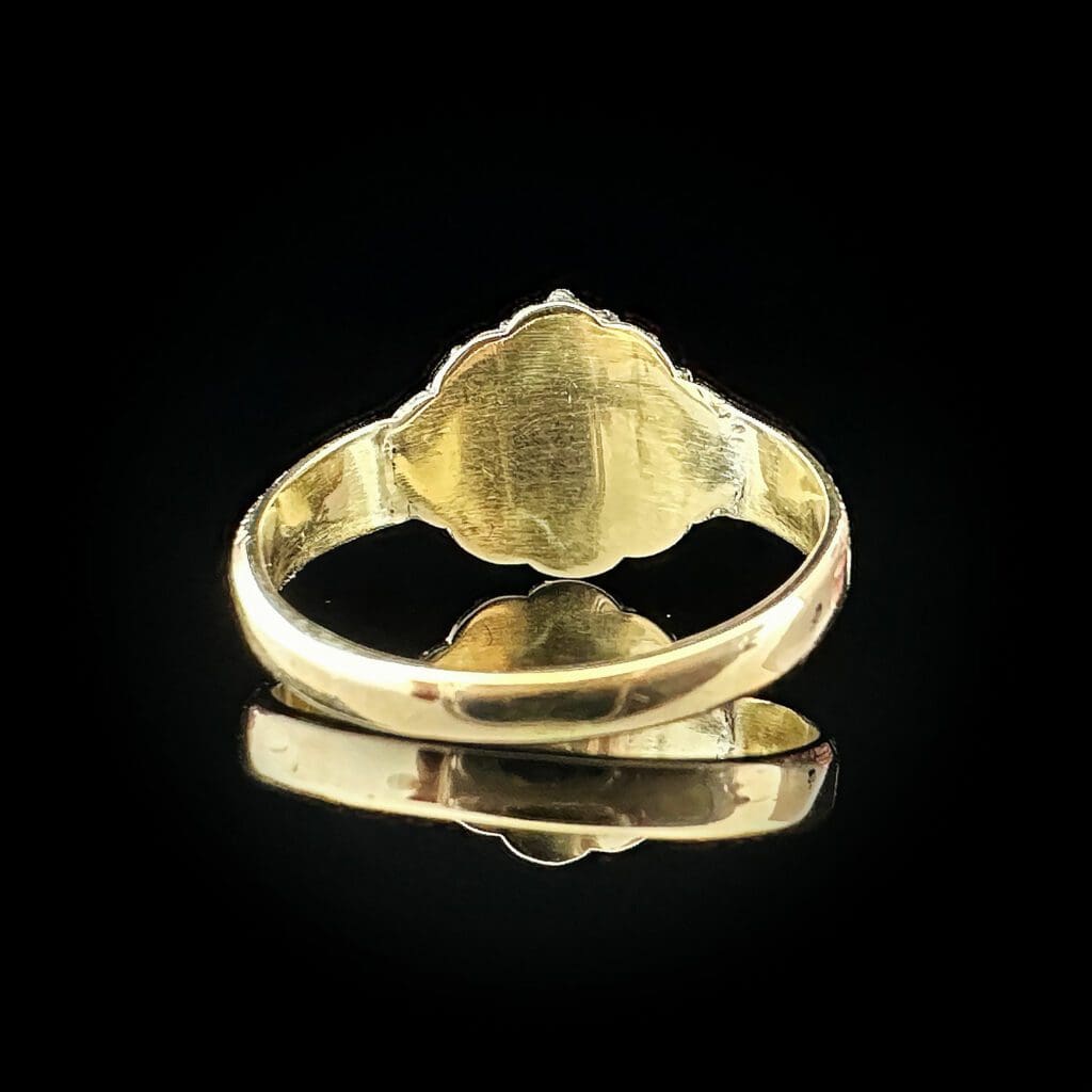 Georgian mystery diamond cluster ring - Image 5