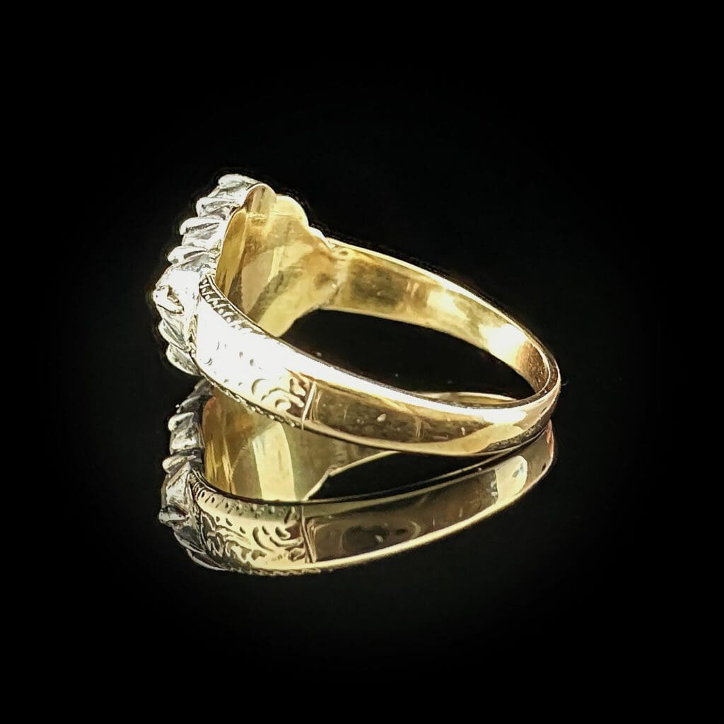 Georgian mystery diamond cluster ring - Image 6