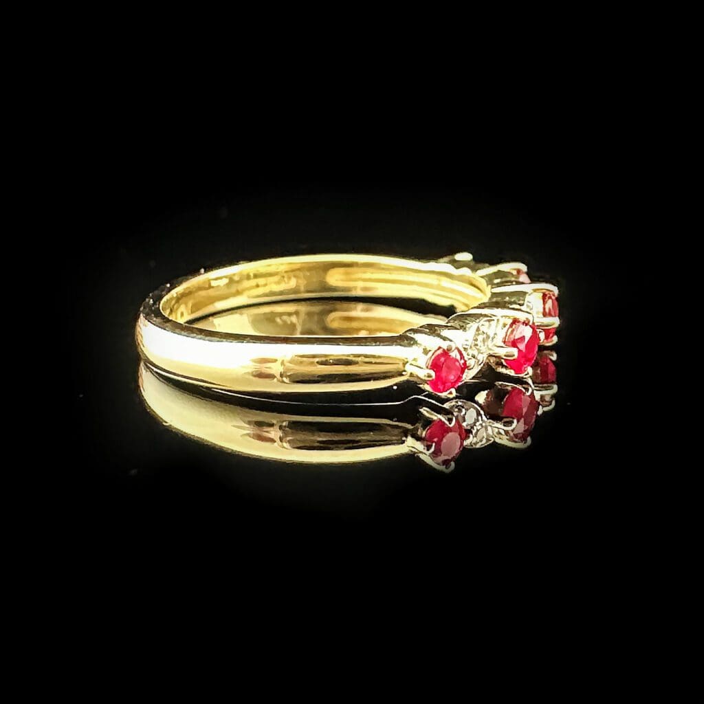 Ruby diamond band - Image 5