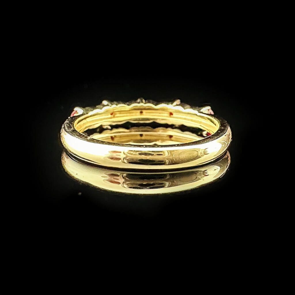 Ruby diamond band - Image 6