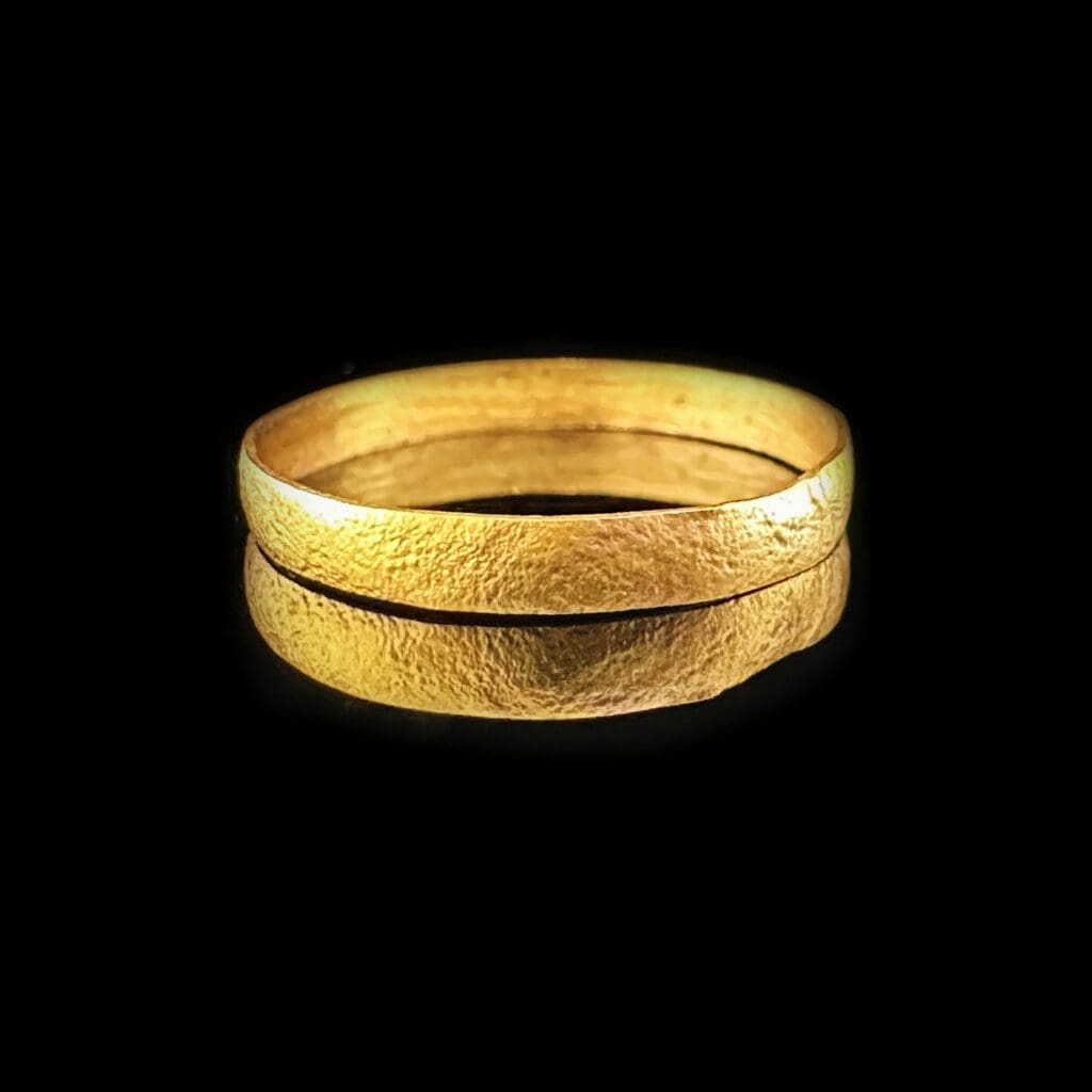 Viking gilt wedding ring 10th-11 century AD - Image 4