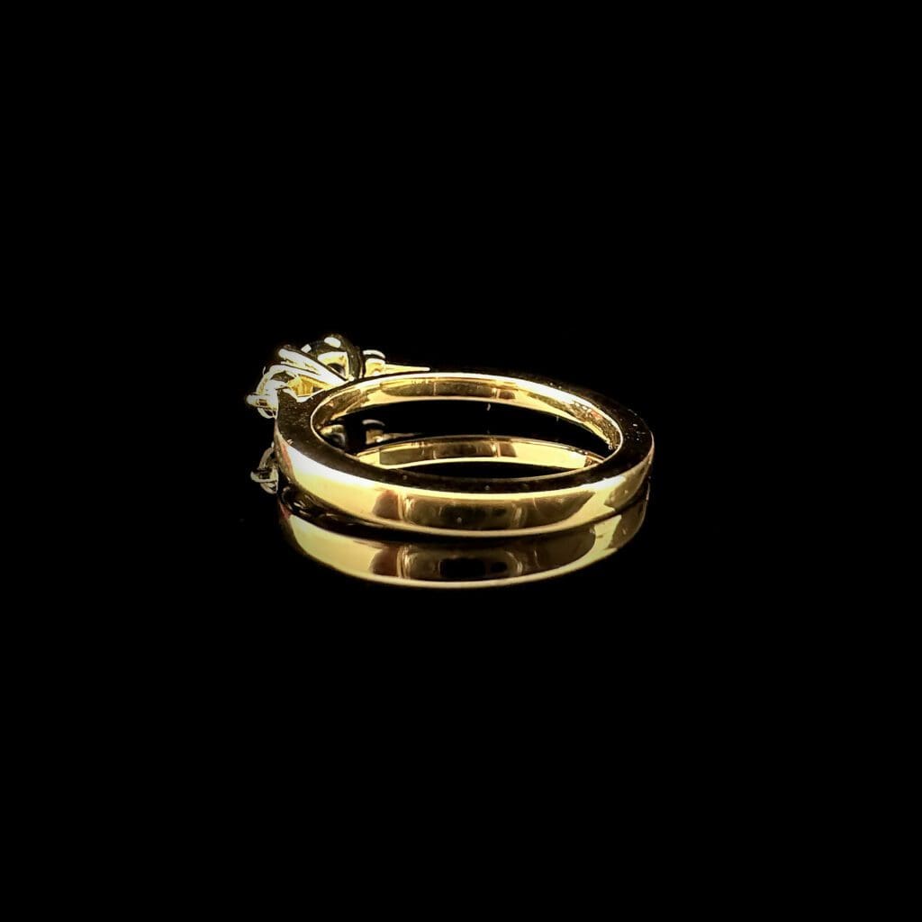 'Gemma'-Australian sapphire diamond handmade gold ring - Image 7