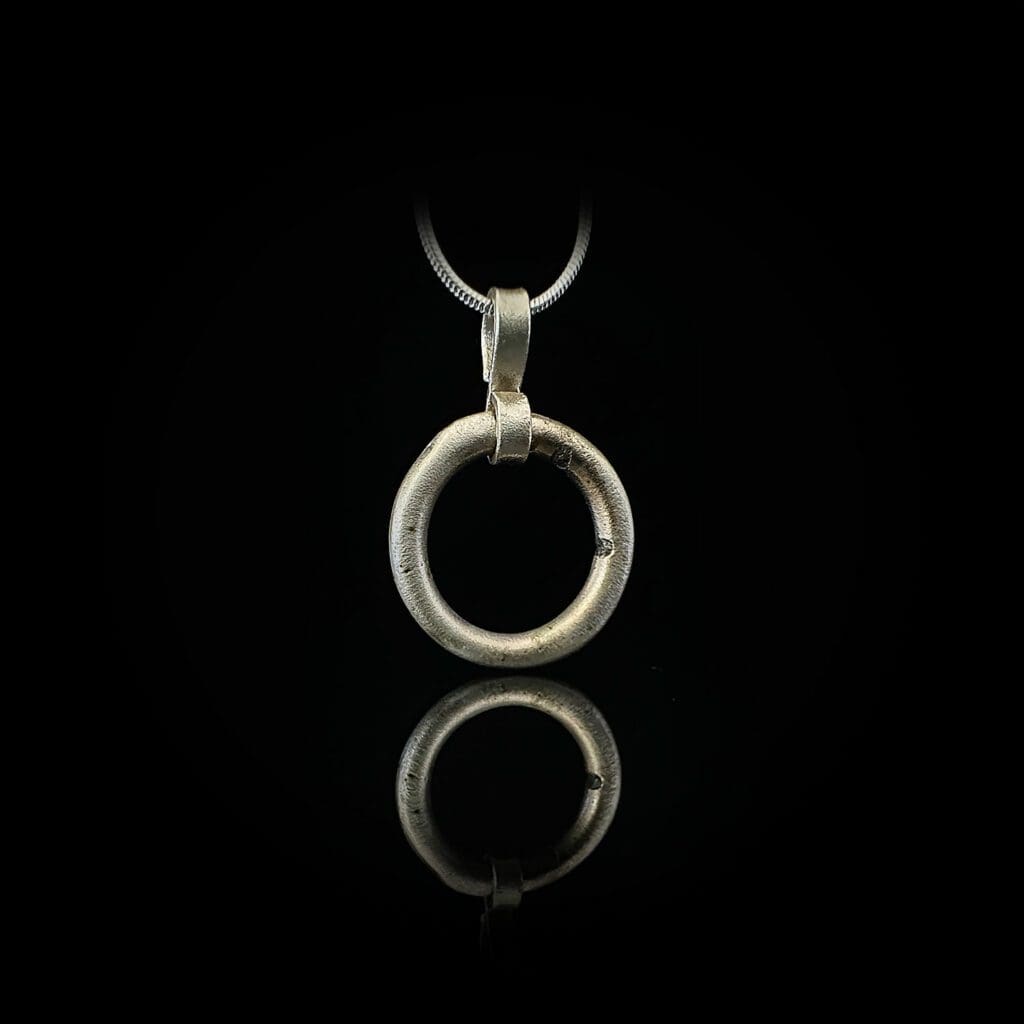 Silver Celtic ring necklace-400-500BC