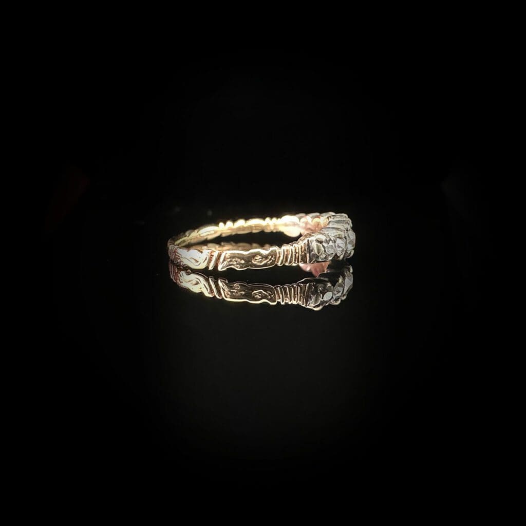 'Harriet'-Antique Georgian 7-stone diamond ring - Image 5