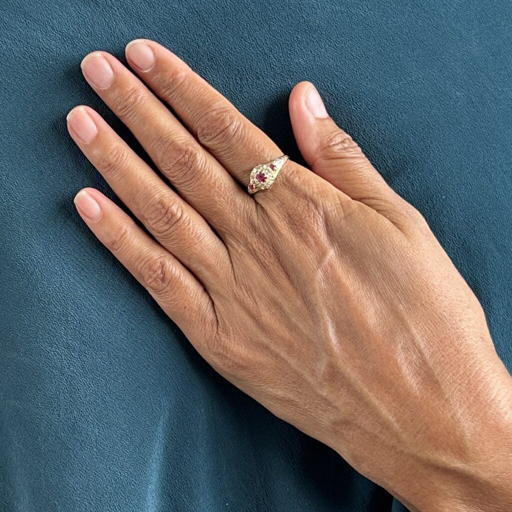 Victorian ruby and diamond ring - Image 9