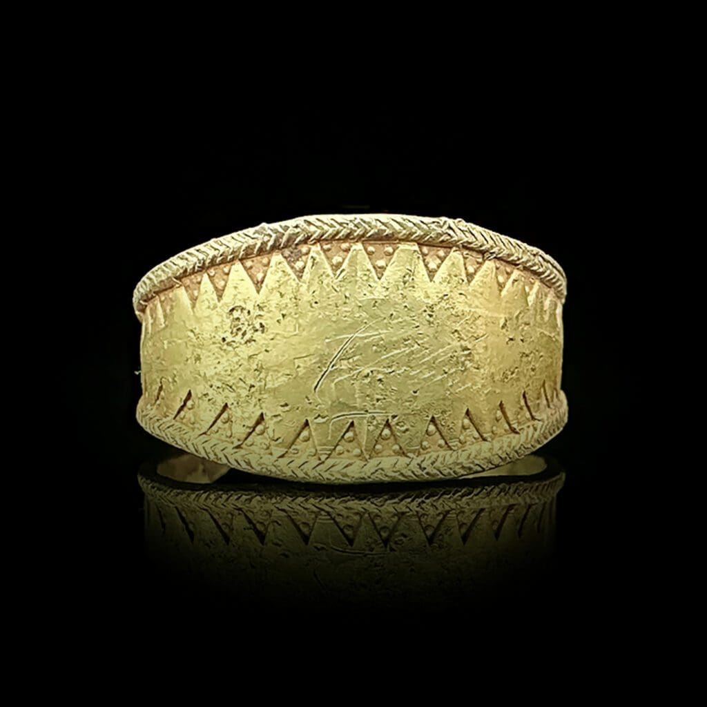 'Magnus'-Viking Scandinavian Gold Ring Circa 800-1000 AD