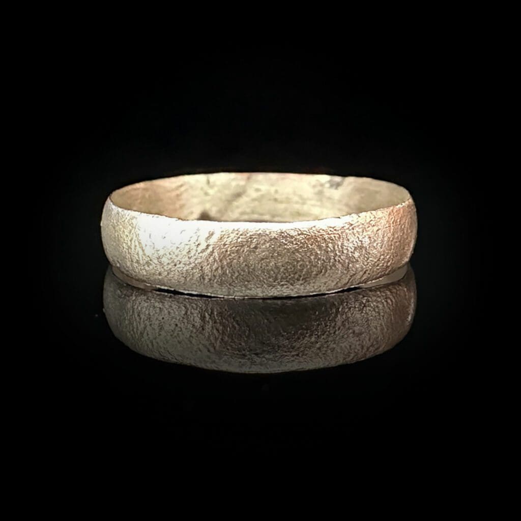 Silvered Viking Wedding Ring Circa 900-1000 AD